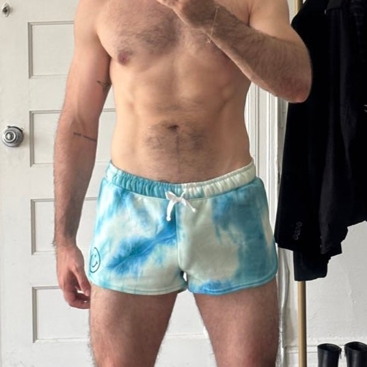 Used Tie Dye Gym Shorts w/ Extras 📹💦