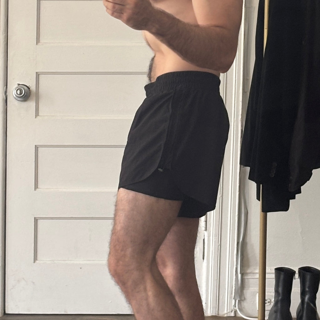 Black Running Gym Compression Shorts w/ Extras 💦 📹
