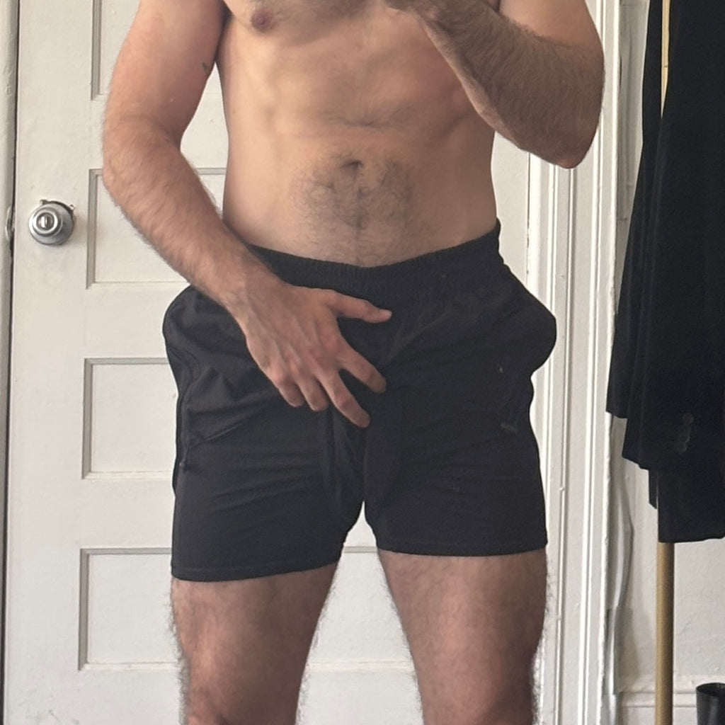 Black Running Gym Compression Shorts w/ Extras 💦 📹