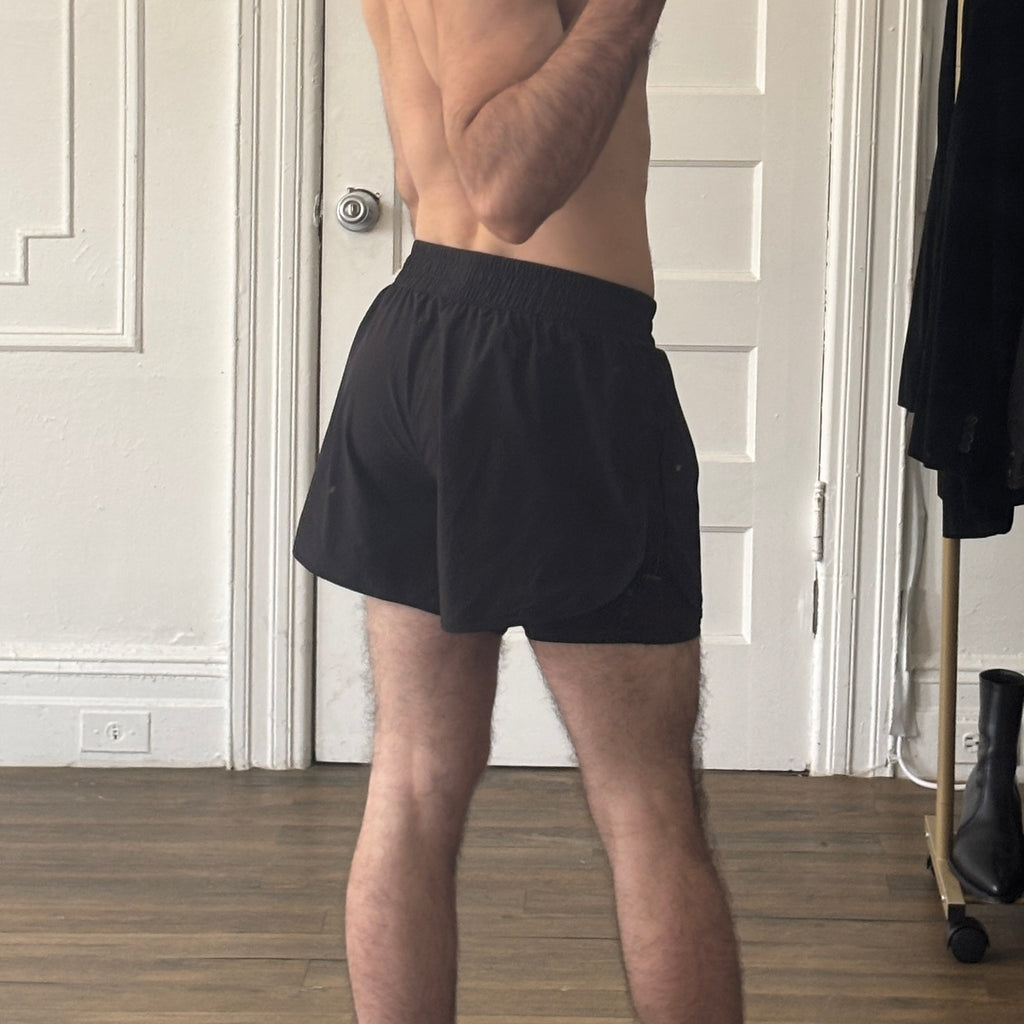 Black Running Gym Compression Shorts w/ Extras 💦 📹